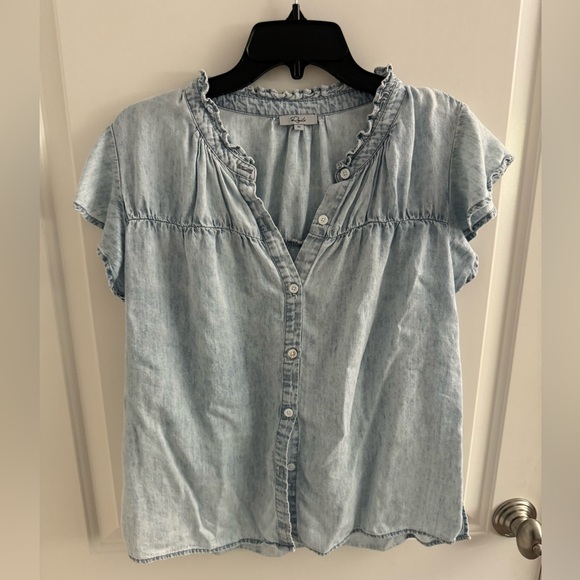 Rails short flutter sleeve top - Picture 1 of 2